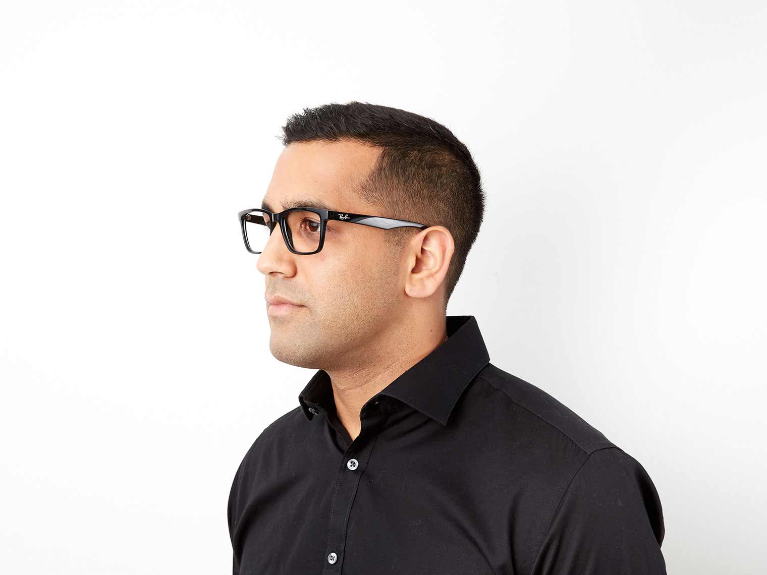 Ray-Ban RX7019 metric view