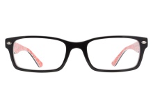 Ray-Ban RB5206 2479 Black Red Texture