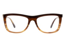 Salvatore Ferragamo SF2626 216 Striped Brown Gold