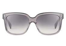 Alexander McQueen AMQ4213S SS1 JJ Black Grey Transparent 55