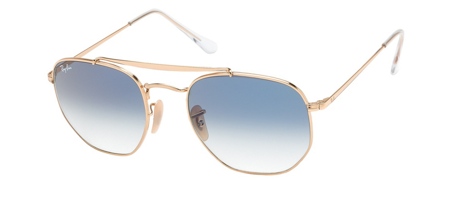 product image of Ray-Ban 3648-54 Gold Light Blue Gradient