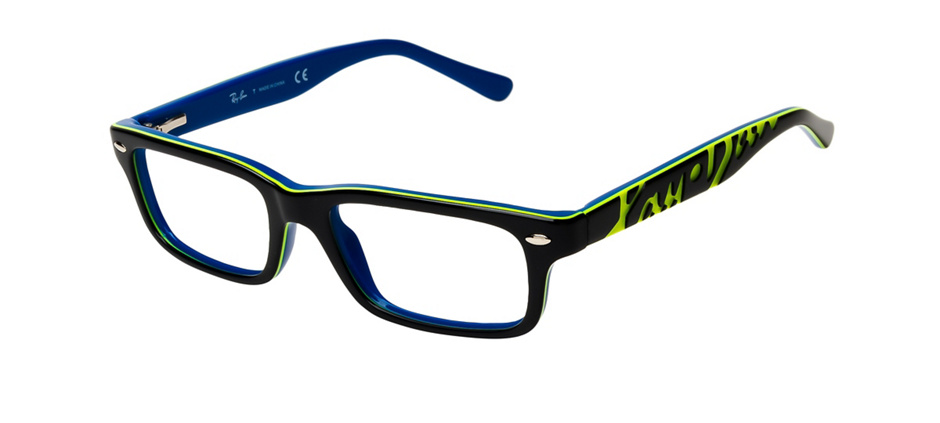 product image of Ray-Ban Junior RB1535-48 Dark Grey on Blue
