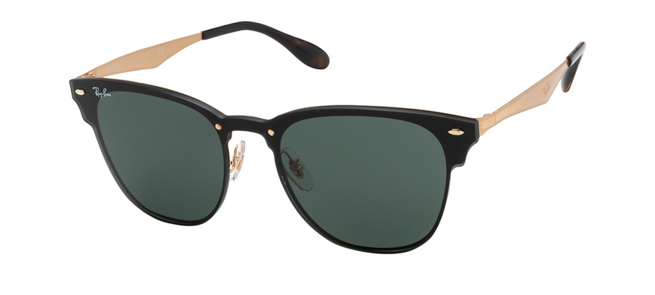 product image of Ray-Ban Blaze Clubmaster Gold Green Classic